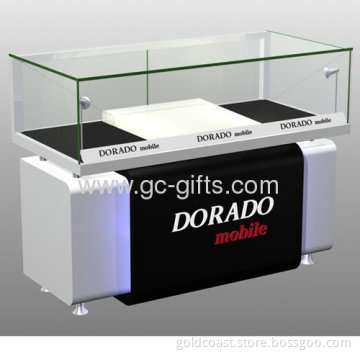 Retail Cash Counter With Tempered Glass 